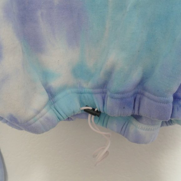 Faded Rose Tie-Dye Pullover Cinched & Cropped Astr - Picture 9 of 15